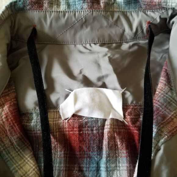 Maison Margiela Pendleton Large Shirt Plaid Check Gray Rust Made Italy Button Up - Picture 16 of 16